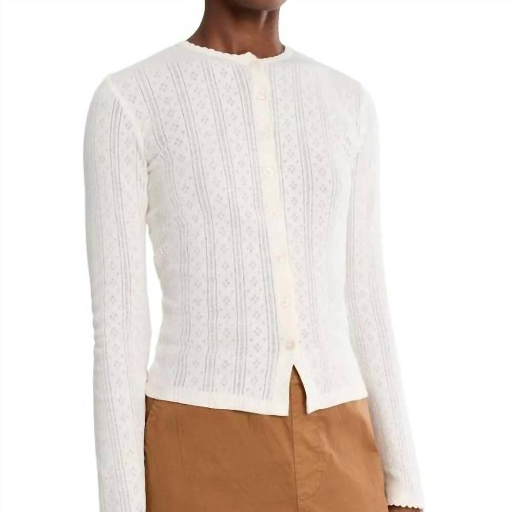 NEW DAZE stargazer cardigan in cream